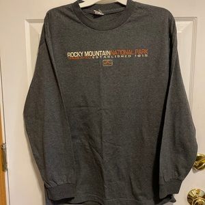 Long sleeve Rocky Mountain National Park T shirt